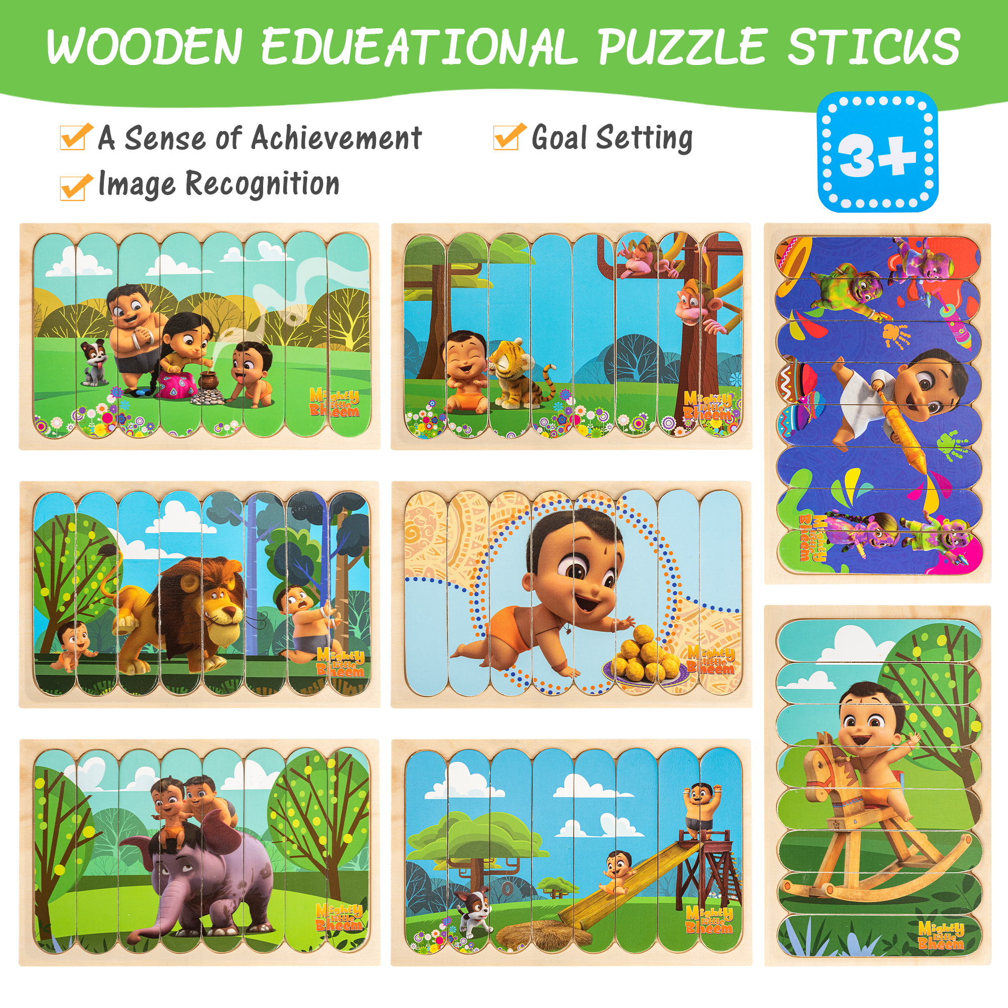 Wooden Educational Puzzle Sticks – Play It All Forward